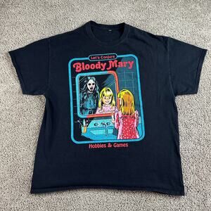 Creep Co Shirt Mens XL Black Let's Conjure Bloody Mary Hobbies & Games Horror